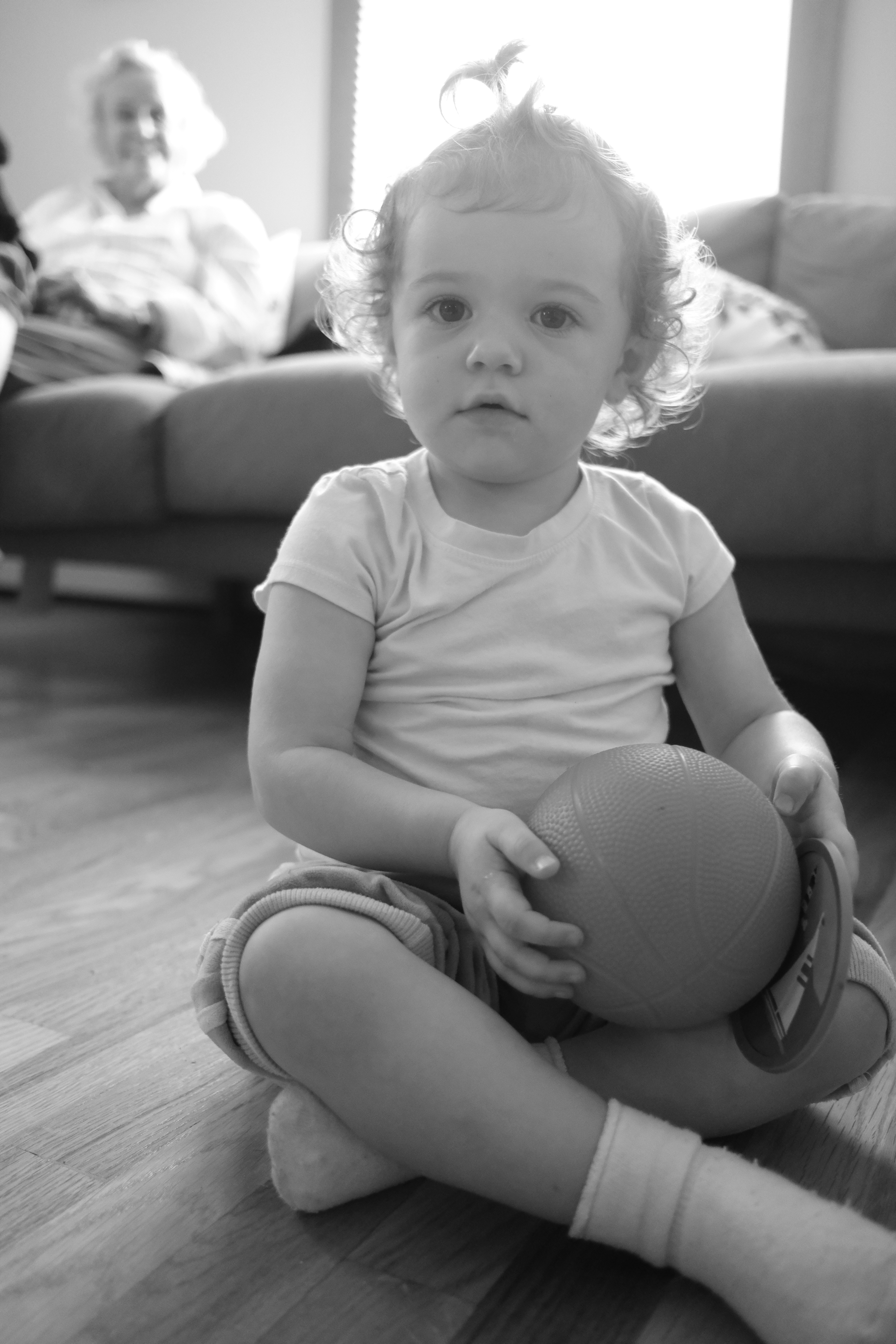 A professional photograph of a young toddler.